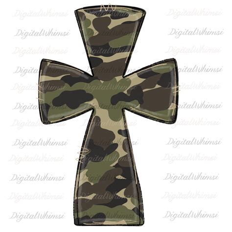 camouflage cross.